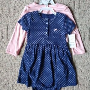 Carter's dress and cardigan